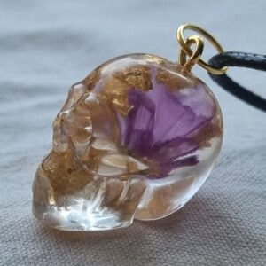 skull gold flower1